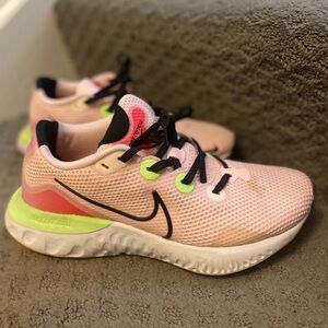 Nike Renew Run Pink Foam Running Shoes
